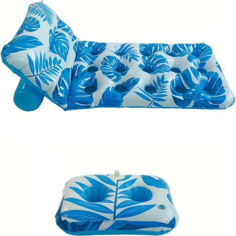 Transat Flottant - Matelas Gonflable Adulte avec Dossier Réglable - Pour Piscine Plage Lac - 1 Pièce