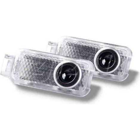 4pcs Voiture LED Projecteur Lumière Bienvenue Pour Porte de voiture décoratifs entrée Logo de projection Lumières