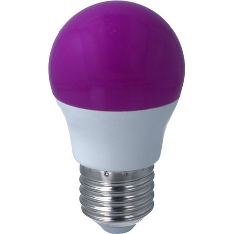Lampada A Led E27 G45 4W 220V, 5 Colori Disponibili (Viola)