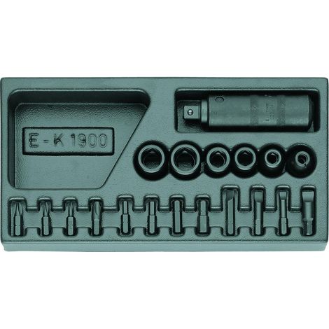 1500 ES-K 1900 Surtido de extractores de tornillos 1/2" en módulo ES 1/3 (1/4)
