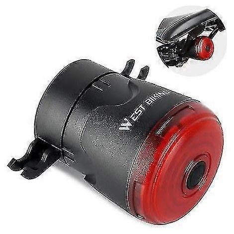 Outils pour vélo, lampe torche pour vélo, feu arrière de vélo, capteur de freinage automatique, étanche, LED rechargeable, selle de vélo