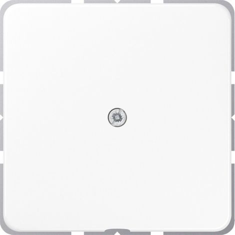 Jung Leitungsauslass mit Zugentlastung, Duroplast, Serie CD, alpinweiß CD 590 A WW (1/2)