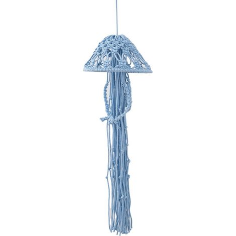 Décoration suspendue-Les guirlandes bleues ne sont pas allumées
