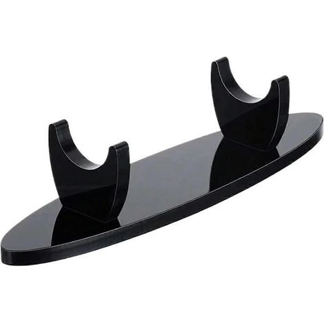 Lot de 20 porte-stylo/crayons transparents noirs taille S, support papeterie pour bureau, maison, hôtel (1/5)