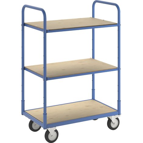 eurokraft basic, Chariot à tablettes Flex, charge max 300 kg, (1/5)