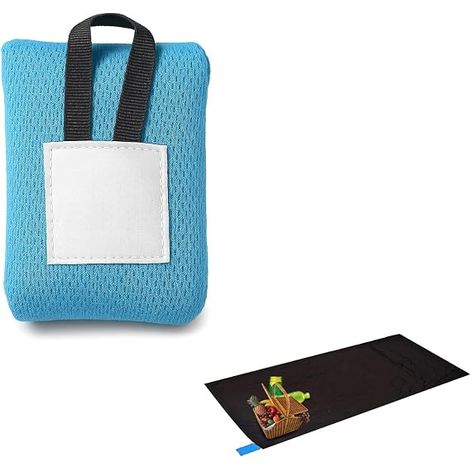 (1 Pièce)Tapis de Sol Camping Ultra Léger Tapis de Pique Nique Imperméable Bleu Marine,70 x 110 cm,Portable Compact pour Plage,Randonnée,Voyage (1/5)