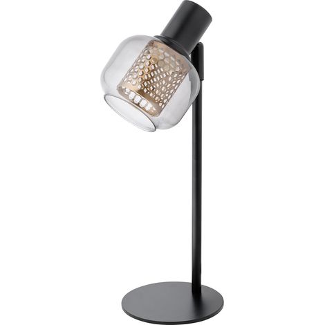 OSRAM OSRAM Décor Firefly Lampe de table E14, Noir, Métal/Verre, Style industriel, Câble textile, compact (1/5)