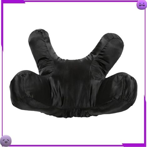Oreiller anti-rides - Kequ - Pour dormeur latéral - Taie en satin - Garnissage fibres polyester (1/4)