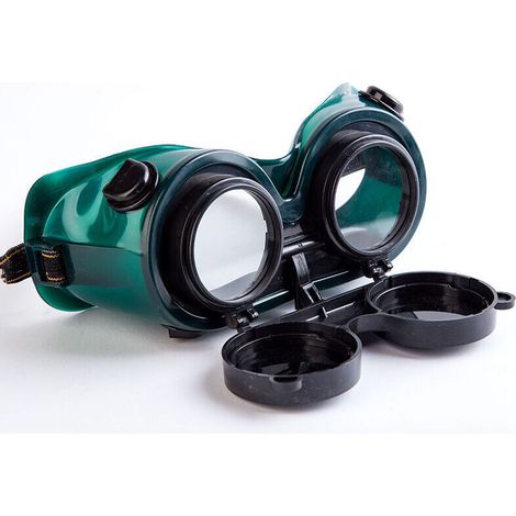 Lunettes de Soudure Avant Rabattables, Lunettes de Protection pour Soudeuses avec Utilisées pour Soudage Soudage Brûlage Au Chalumeau Découpage (1/5)