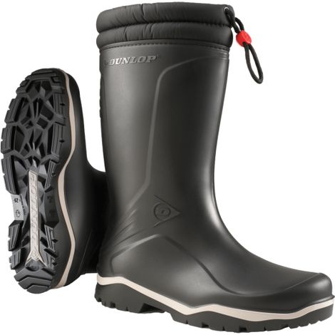 Dunlop K400061 Stivali Impermeabili Fodera Peliccia Blizzard Neri 42
