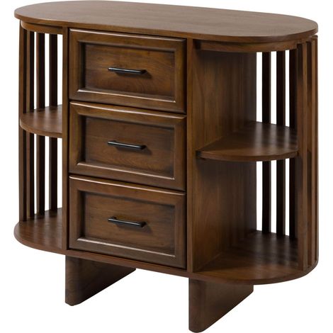 Kommode Akazie 90x40x80 natur lackiert MADRID 65