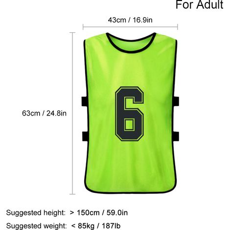 Maillots de Football à séchage rapide, 24 pièces, maillots de Football pour jeunes, équipe de basket-ball, entraînement, bavoirs numérotés, gilet d'entraînement (1/5)