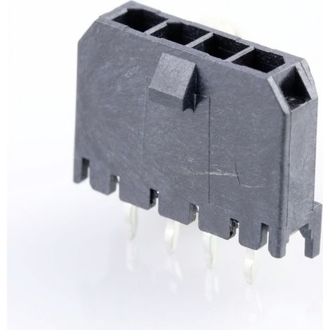 Molex Einbau-Stiftleiste (Standard) Polzahl Gesamt 4 Rastermaß: 3 mm 436500415 1 St. Tray