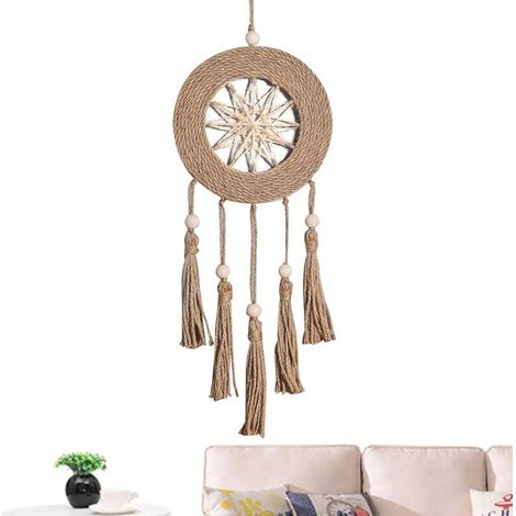 Dream Catcher Wall Hanging Soft Handwoven Macrame Dream Catcher, Macrame Wall Decor, Bohemian Christmas Decor