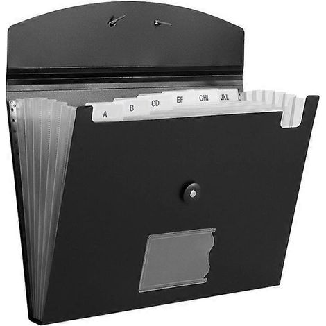 7-Fächer-Deckorganizer mit erweiterbarer, transparenter Akkordeonform (1/5)