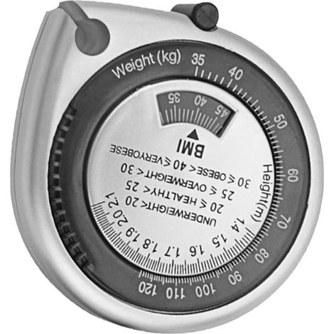 Ruban à Mesurer L'imc Portable en Abs et Pvc, 1,5 Mètre, Facile à Utiliser, pour Mesurer la Taille la Maison Déplacement