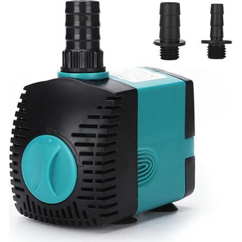GENERIC-Pompe Fontaine Reglable Pompes Submersibles Pompe Aquarium Ultra-Silencieux Micro Pompe à Eau Submersible Pompe D'aquarium pour Aquarium, Animaux, Fontaine RéServoir de Poissons, 25W1200L/H (1/5)