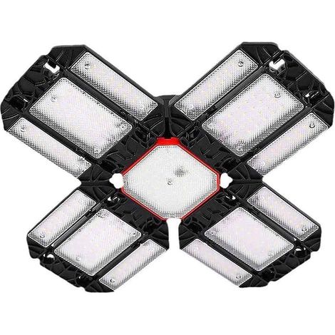 1 Lampe LED Industrielle 200W, Bras Réglables, Aluminium Moulé, Éclairage Atelier, Garage (1/5)