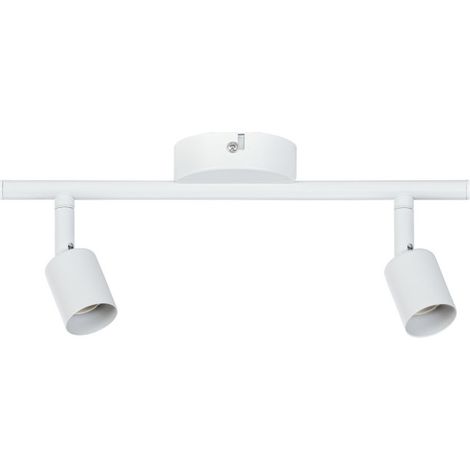Spot Carolina max 2x10W GU10 Blanc mat 230V Métal - Paulmann (1/5)