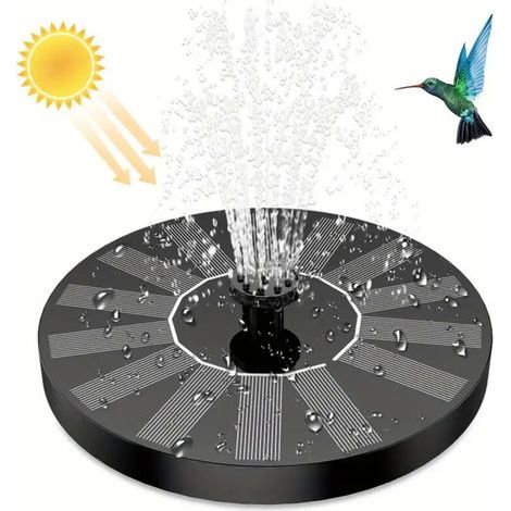 Fontaine solaire pour jardin (1/4)