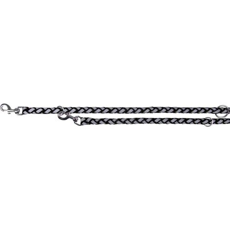Cavo reflect guinzaglio addestramento: L-XL: 2.00m/diametro 18mm nero