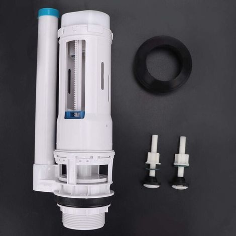 Valve de chasse d'eau, valve de chasse double de réservoir réglable anti-siphon, accessoire de toilette pour la maison d'hôtel (1/4)