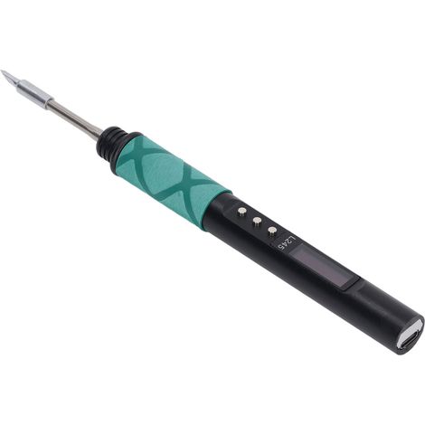 65-W-Elektrolötstation, tragbar, mit L245-Heizkern, USB-C-PD-Schnellladekompatibel, Digitalanzeige, Schwarz (1/5)