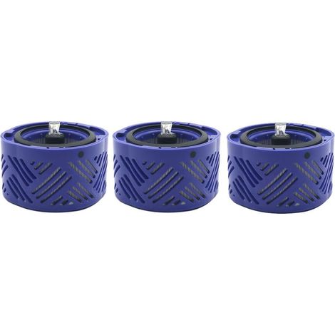 Filtre d'aspirateur, 3 pièces de rechange de post-filtre pour Dyson V6 DC59 accessoires d'aspirateur
