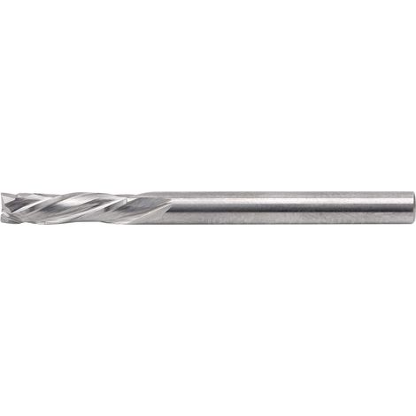 Fräser, silberfarben, 3 Schneiden, Hartmetall, Holzbearbeitungswerkzeug, 3,175 x 3,175 x 12 x 40 mm, 1 Stück (1/5)