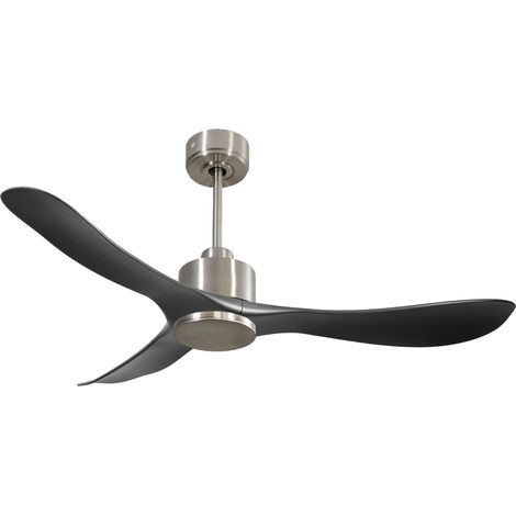 Ventilatore da soffitto Reversibile Termostato Wifi Motore CC Tetti inclinati Telecomando Hypersilence Memoria PURLINE TiomanD132C0364979