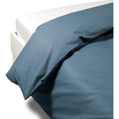 Parure de lit 4 pièces en 100% coton Housse Couette Douce et Elégante, Lavable et Facile d’Entretien Housse de Couette 200x200 et Autres Tailles (1/2)