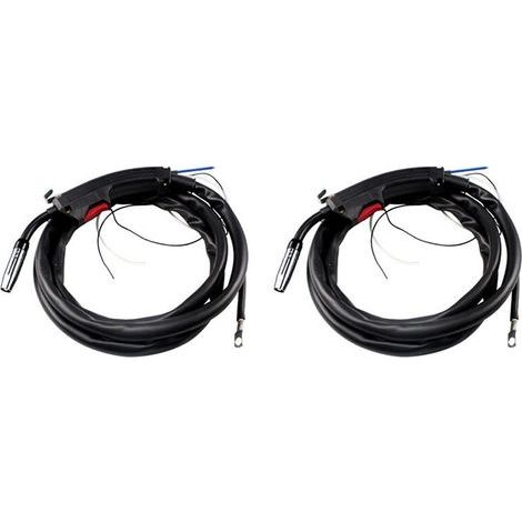 2X Mig Mag Soudage MAChine / Accessoires D'Équipement Torche de Soudage Binzel 14Ak Convient pour Équipement de Soudage Mig Mag avec Câble 4M (1/2)