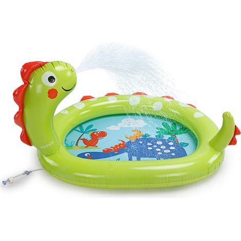 Planschbecken für Kinder DINOSAURIER, aufblasbar, INTEX (1/2)