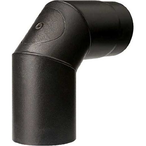 Codo de acero de 90° 14 negro inspección 2 mm Aeternum Ala