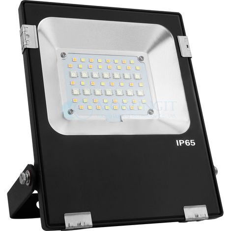 Projecteur LED milight 20W RGB+CCT FUTT04 AC86-265V RGB 2700-6500K