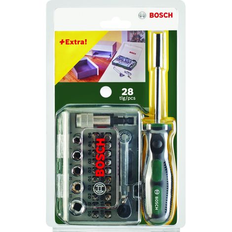 Set atornilladores carraca mini 27 unidades BOSCH 2607017331 (1/2)