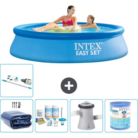 Intex Piscina Easy Set Redonda - 244x61 cm - 7-piezas S40397 (1/5)
