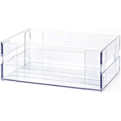 Guzzini 16940300 Eco Kitchen Cassetta Organizer Plastica 30,5x22,5x11,5 cm colore Trasparente