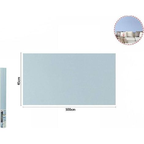 YMYNY Puderblaue Klebefolienrolle 45 cm x 5 m für Möbeltapeten 71122 -