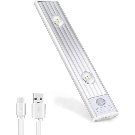 Sottopensile ultra slim a led cob 30 cm plafoniera magnetica ricaricabile usb con sensore di movimento (1/5)