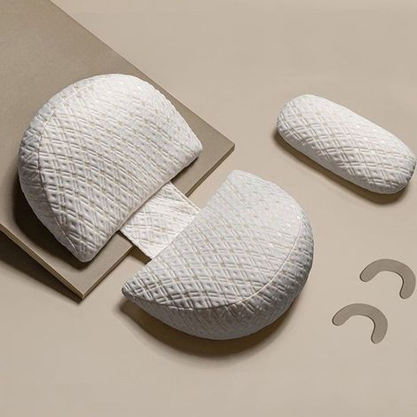 Almohadas para embarazadas,Almohada corporal ajustable y cómoda,Soporte para el embarazo,Almohada de lactancia,Funda extraíble y lavable