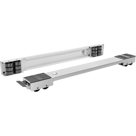 AMIG soporte rodante extensible 2700 blanco d , Soporte rodante extensible Mod 2700 Amig Soporte rodante extensible con doble hilera de ruedas, freno y material antideslizante&lt (1/4)