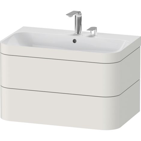 Duravit Happy D.2 Plus c-bonded Set wandhängend, 775x490mm, 2 (1/3)