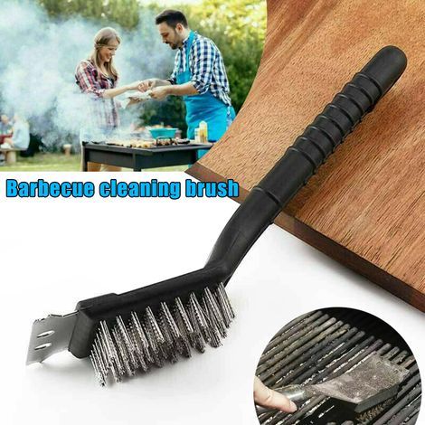 Barbecue cleaning brush, heavy-duty grill scraper, oven and barbecue cleaning tool, ideal for camping. - AquaForge (1/3)