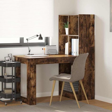 Schreibtisch Geräucherte Eiche 122 x 67 x 145 cm Holzwerkstoff