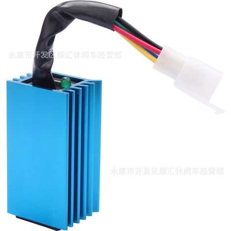 Off-road motorcycles, ATVs, beach buggies, modified 50cc-125cc blue five-pin igniter CDI coil (1/5)