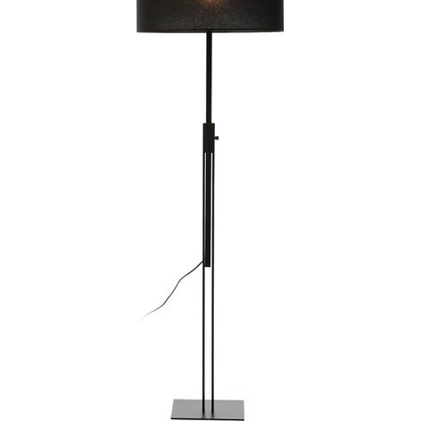 Pied de lampadaire métal noir Mila (1/2)