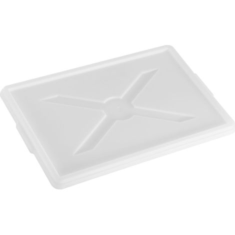 Coperchio BIANCO per cassette porta impasti cm 60x40 pizza pane Giganplast pizzeria forno ristorante