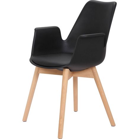 Fauteuils chaplin 110 (lot de 2) - Noir (1/5)