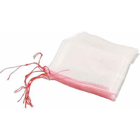 Sac filet de protection pour plantes et fruits 10 pièces, 45x30cm, anti-insectes oiseaux ravageurs, avec cordon de serrage (1/5)